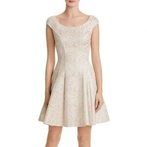 BETSEY JOHNSON Metallic Detail Fit And Flare Dress P805